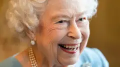 Di Queen show face for Sandringham, Norfolk, in February