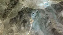 تصویر ماهواره‌ای از آثار ناشی از حمله آمریکا به تاسیسات هسته‌ای فردو