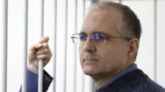 Paul Whelan attends a hearing in Moscow, Russia