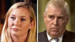 Virginia Giuffre and Prince Andrew