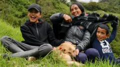 Nubia y sus hijos