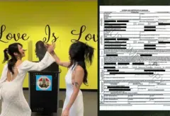Renee e April se casaram legalmente no início de 2024