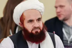 عکس گل حسن حسن، سفیر حکومت طالبان در مسکو