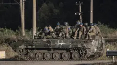 Украинские войска в наступлении под Харьковом