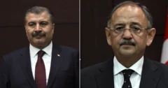 Fahrettin Koca ve Mehmet Özhaseki