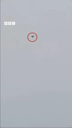 جنگنده آمریکا و پرتابه ایران