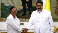 Gustavo Petro y Nicolás Maduro