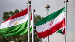 پرچم ایران و تاجیکستان