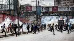 Abari mu myiyerekano i Nairobi