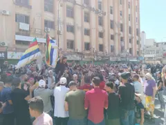 من المظاهرات ضد الحكومة السورية في محافظة السويداء، 22 أغسطس/آب 2023