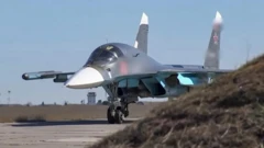 Uburusiya burakoresha cane indege zo mu bwoko bwa Su-34 mu gutera ibibombe vyo mu bwoko bwa KAB