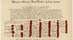 প্রথম চার্লসের মৃত্যু পরোয়ানা