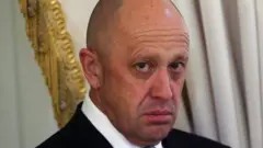 Prigozhin at a foreign investors meeting in St Petersburg in 2016