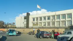 ساختمان وزارت مالیه حکومت طالبان در کابل