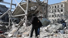 Tehran dağıntılardan sonra