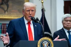 Donald Trump discursando