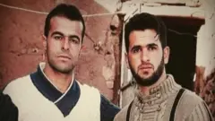از سمت راست محسن درویش‌زاده و ابراهیم جوردیزج