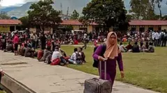Pengungsi di Wamena