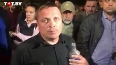Скріншот відео білоруського телеканалу TUT.BY