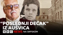 Oleg Mandić u starosti i kao dečak