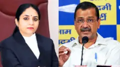 जस्टिस स्वर्ण कांता और अरविंद केजरीवाल