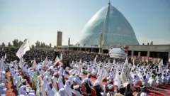 مراسم فارغ‌التحصیلی یک مدرسه دینی در قندهار
