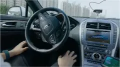 A Didi self-driving car in action