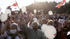 Митинг оппозиции в Минске
