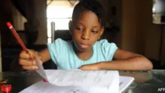 Children dey learn for house through online