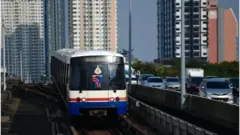 รถไฟฟ้าเปิดให้บริการตามปกติในช่วงการแพร่ระบาดของโรคโควิด-19