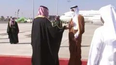 الأمير تميم وولي العهد السعودي