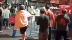 ग्वांगज़ो में प्रदर्शन