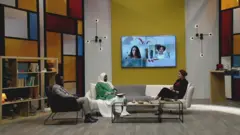 Participants in Dunyana's studio