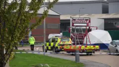 The scene in Eastern Avenue