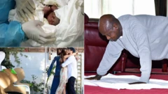 በለይቶ ማቆያ የወለደች እናት፣ የደቡብ አፍሪካ ሰርግ ሃሰተኛ እንግዶችና የኡጋንዳው ፕሬዚዳንት ዩዌሪ ሙሴቪኒ ስፖርት ሲሰሩ