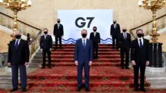 وزاری خارجه گروه هفت و مسئول سیاست خارجی اتحادیه اروپا در لندن