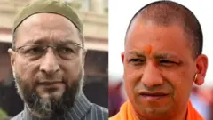 યોગી આદિત્યનાથ, અસદ્દુદીન ઓવૈસી