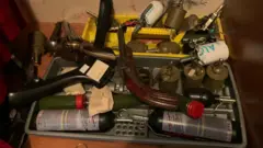 оружие, которое нашли в доме стрелка