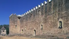 Facade of the Church of Our Lady Mary of Zion in Aksum, Ethiopia