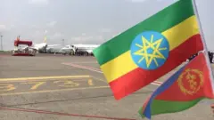 የኢትዮጵያ እና የኤርትራ ባንዲራ
