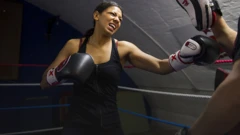 Ruqsana Begum boxing