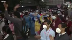 एम्स में हड़ताल