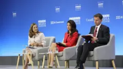 Chrystia Freeland, Amal Clooney ve Jeremy Hunt