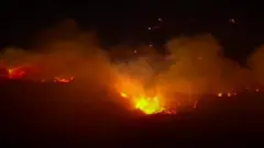 حريق في سوريا