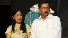 अरविंद केजरीवाल आणि सुनिता केजरीवाल