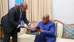 Sama Lukonde na Félix Tshisekedi