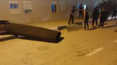  یک فلسطینی در کرانه باختری بر اثر افتادن بقایای موشک کشته شد 