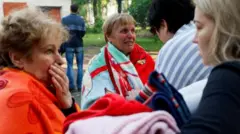 রুশ হামলার পর ক্রিভি রিহ'র ক'জন বাসিন্দা