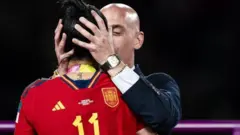 Luis Rubiales na Jenni Hermoso