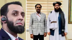 د عطاء الله تارړ تصویر چې څنګ ته ګوري، بل لور ته نور احمد نور له انند پراکاش سره ولاړ دی. انند درېشي اغوستی او نور احمد په سپينو کالیو کې ولاړ دی چې برګه لیکې داره پګړۍ یې پر سر، شينبخون واسکټ یې اغوستی او سپين څادر یې پر ښۍ اوږه اچولی چې پيڅکې یې پر خامک جوړې شوې دي.